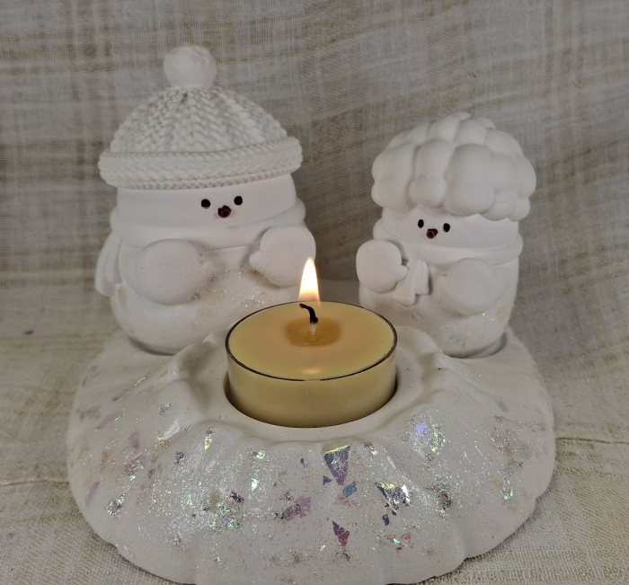 Set decorativ de Craciun - 'Snow Couple' [9]
