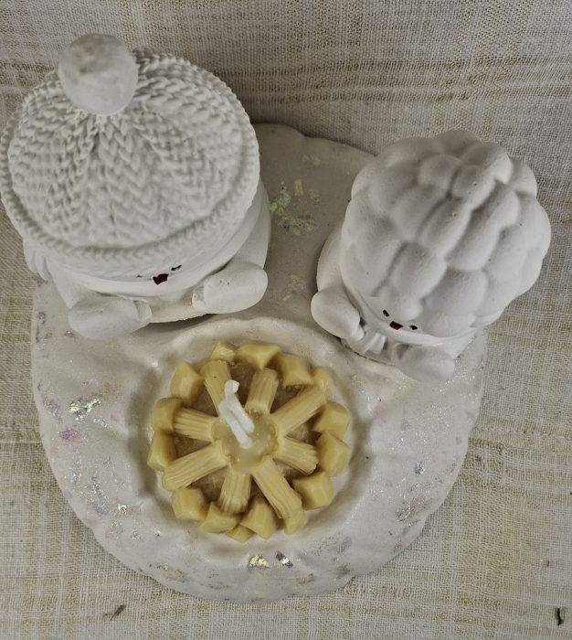 Set decorativ de Craciun - 'Snow Couple' [4]