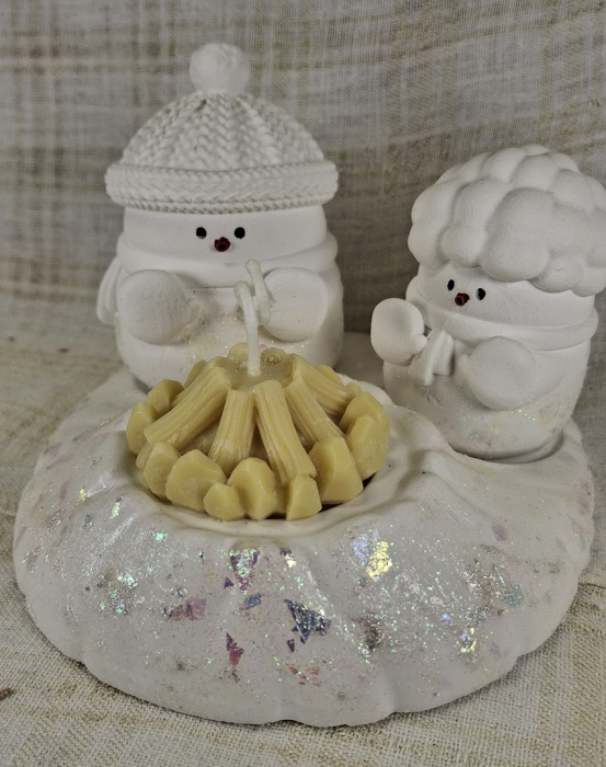 Set decorativ de Craciun - 'Snow Couple' [2]