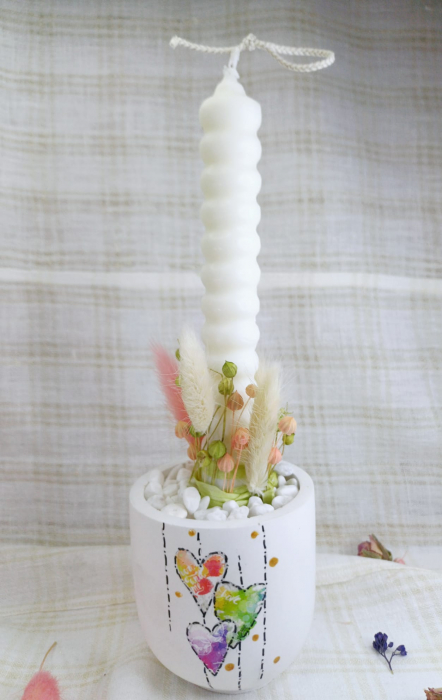 Set decorativ  "inimioare colorate" [2]
