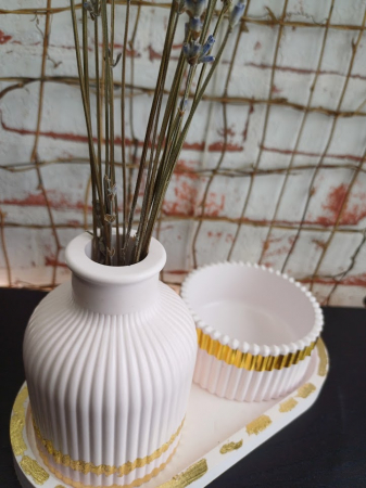 Set decorativ roz auriu [1]