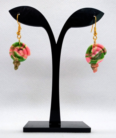 Bijuterii handmade - cercei lollipop mic
