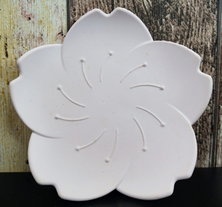 Ceramica handmade waterproof - Suport in forma de floare din ceramica handmade
