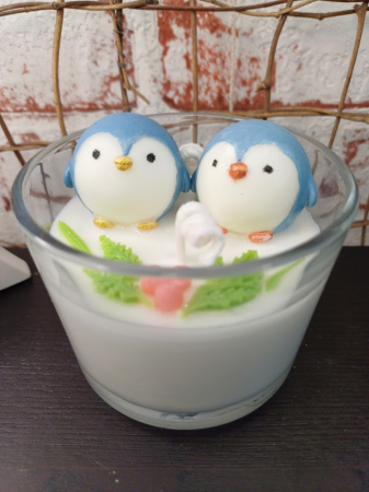 Lumanare parfumata - pinguini - [5]