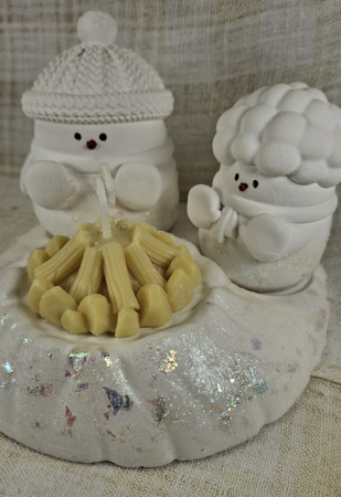 Set decorativ de Craciun - 'Snow Couple' [2]