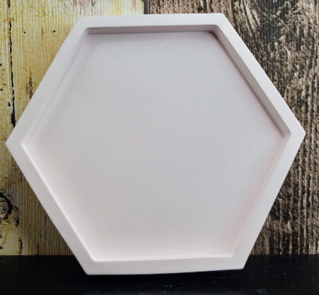 Ceramica handmade waterproof - Suport hexagonal din ceramica handmade