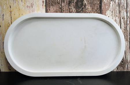 Ceramica handmade waterproof - Suport oval mare din ceramica handmade