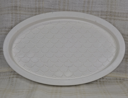 Ceramica handmade waterproof - Suport oval mare din ceramica