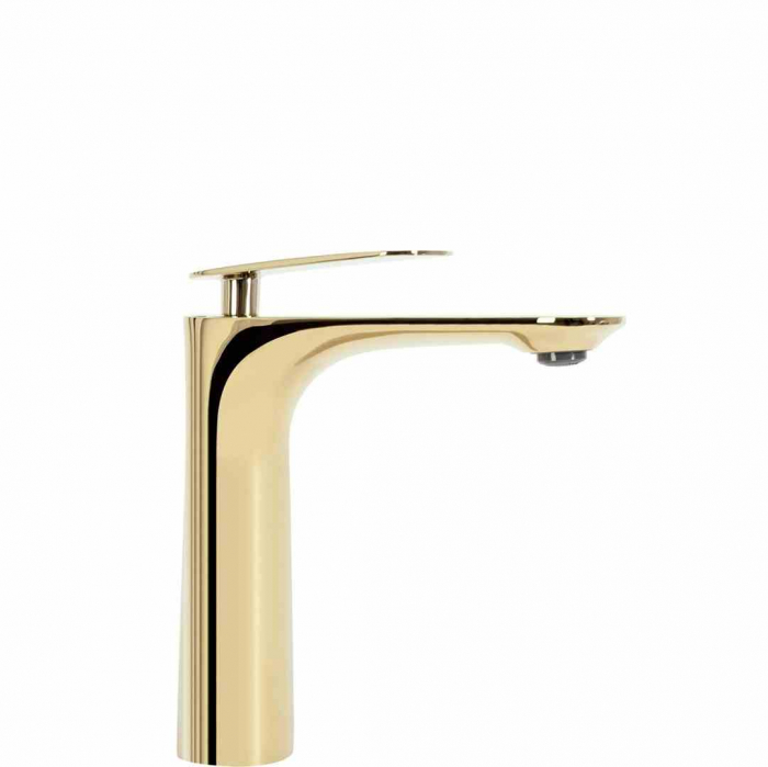 Baterie lavoar culoare auriu înălțime 16 cm material alamă model Berg Gold Low [2]