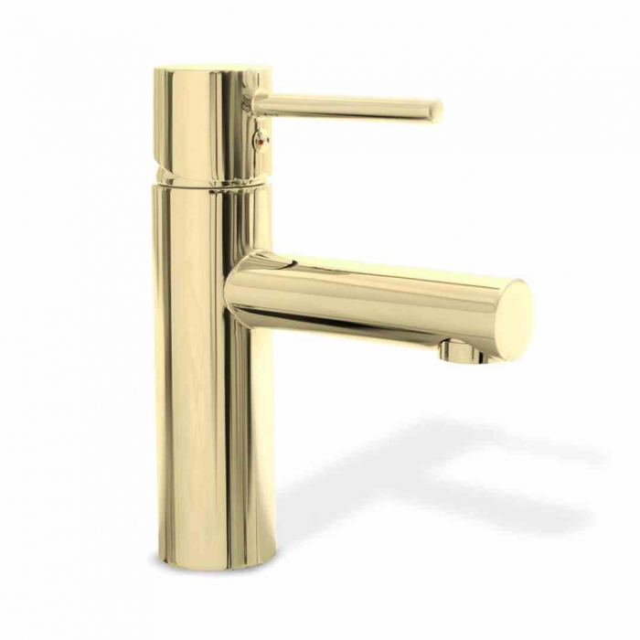 Baterie chiuvetă culoare auriu înălțime 18.5 cm material alamă model Tess Gold Low [2]