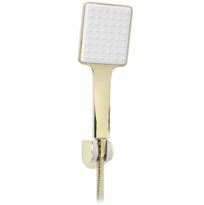 Baterie de duș culoare auriu înălțime 12 cm material alamă/ABS model Storm Gold [4]
