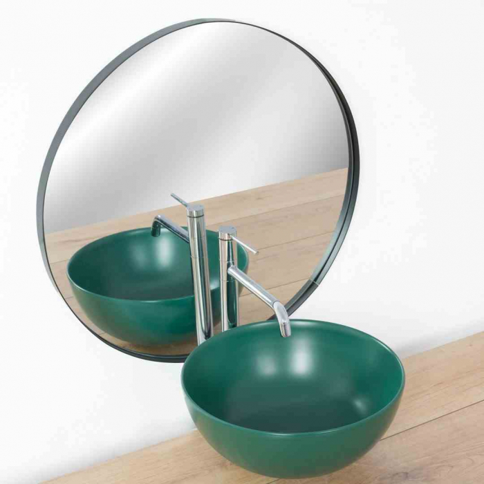 Baterie chiuvetă culoare crom înălțime 34 cm material alamă model Lugano Chrome [2]