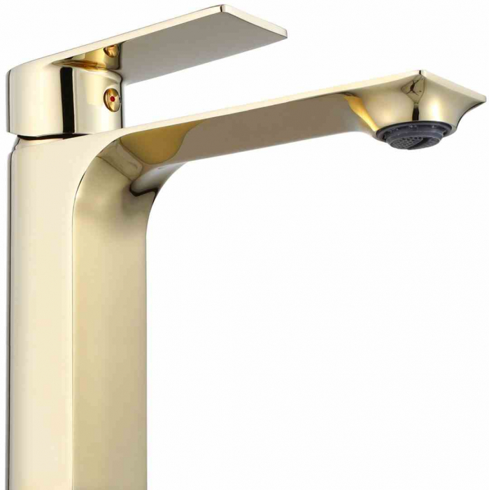 Baterie chiuvetă culoare auriu înălțime 29 cm material alamă model Urban Gold High [3]