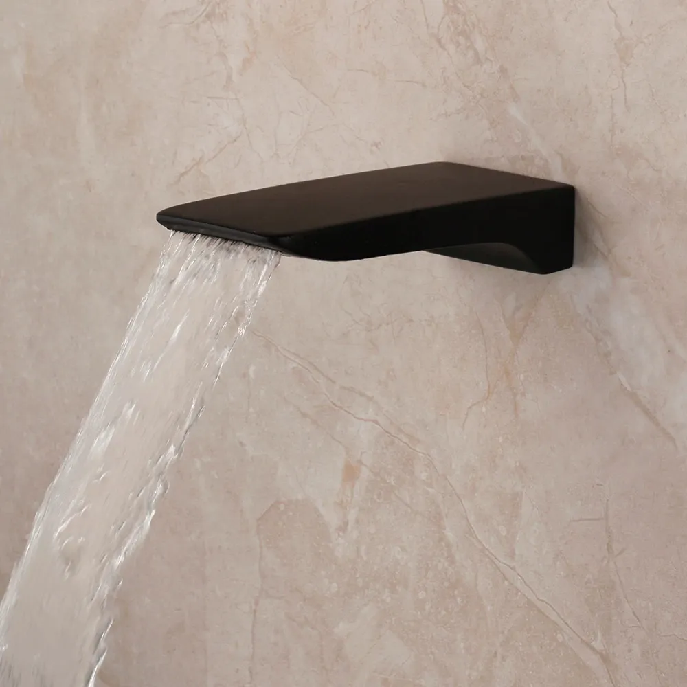 Baterie chiuvetă culoare neagră înălțime 10 cm material alamă model Mason Black [4]