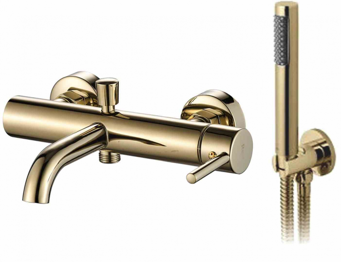 Baterie cadă culoare aurie înălțime 4.5 cm material alamă model Lungo Gold [2]