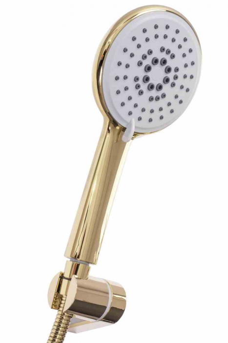 Baterie cadă culoare aurie înălțime 10 cm material alamă model Mayson Gold [5]