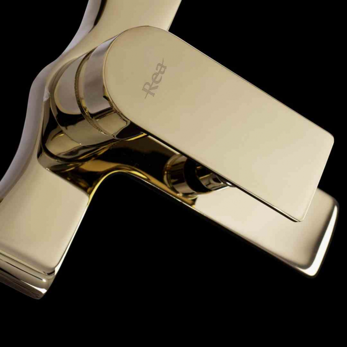 Baterie cadă culoare aurie înălțime 10 cm material alamă model Mayson Gold [3]