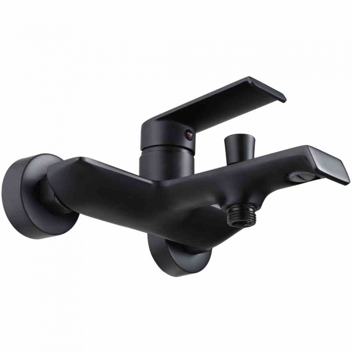 Baterie cadă culoare neagră înălțime 10 cm material alamă/ABS model Hass Black [4]