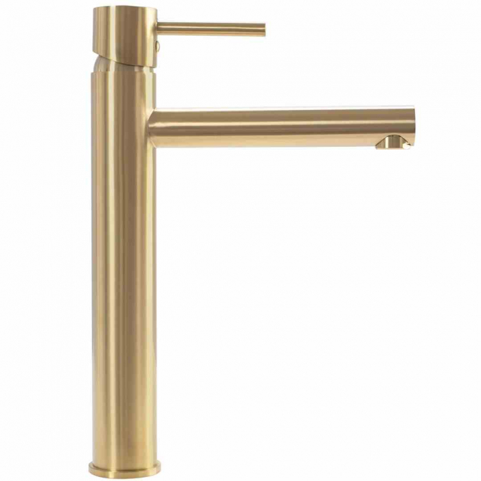 Baterie chiuvetă culoare auriu periat înălțime 31.5 cm material alamă model Tess Gold Brushed High [2]