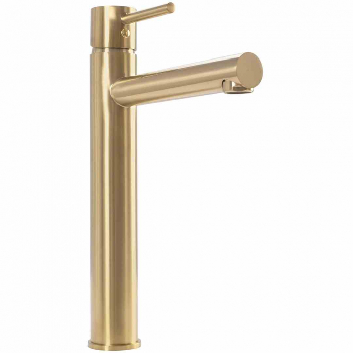 Baterie chiuvetă culoare auriu periat înălțime 31.5 cm material alamă model Tess Gold Brushed High [3]