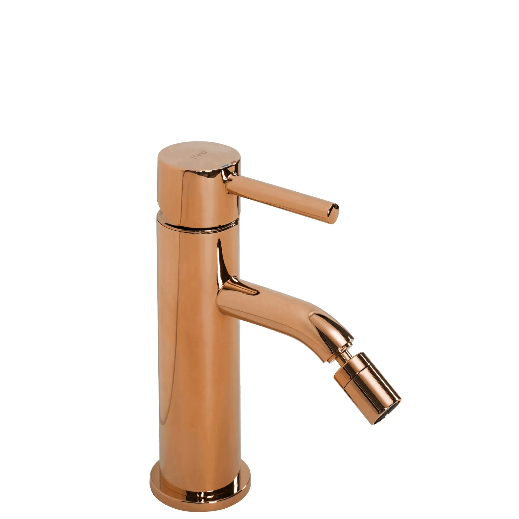 Baterie bideu finisaj cupru înălțime 17 cm material alamă model Lungo Copper [2]