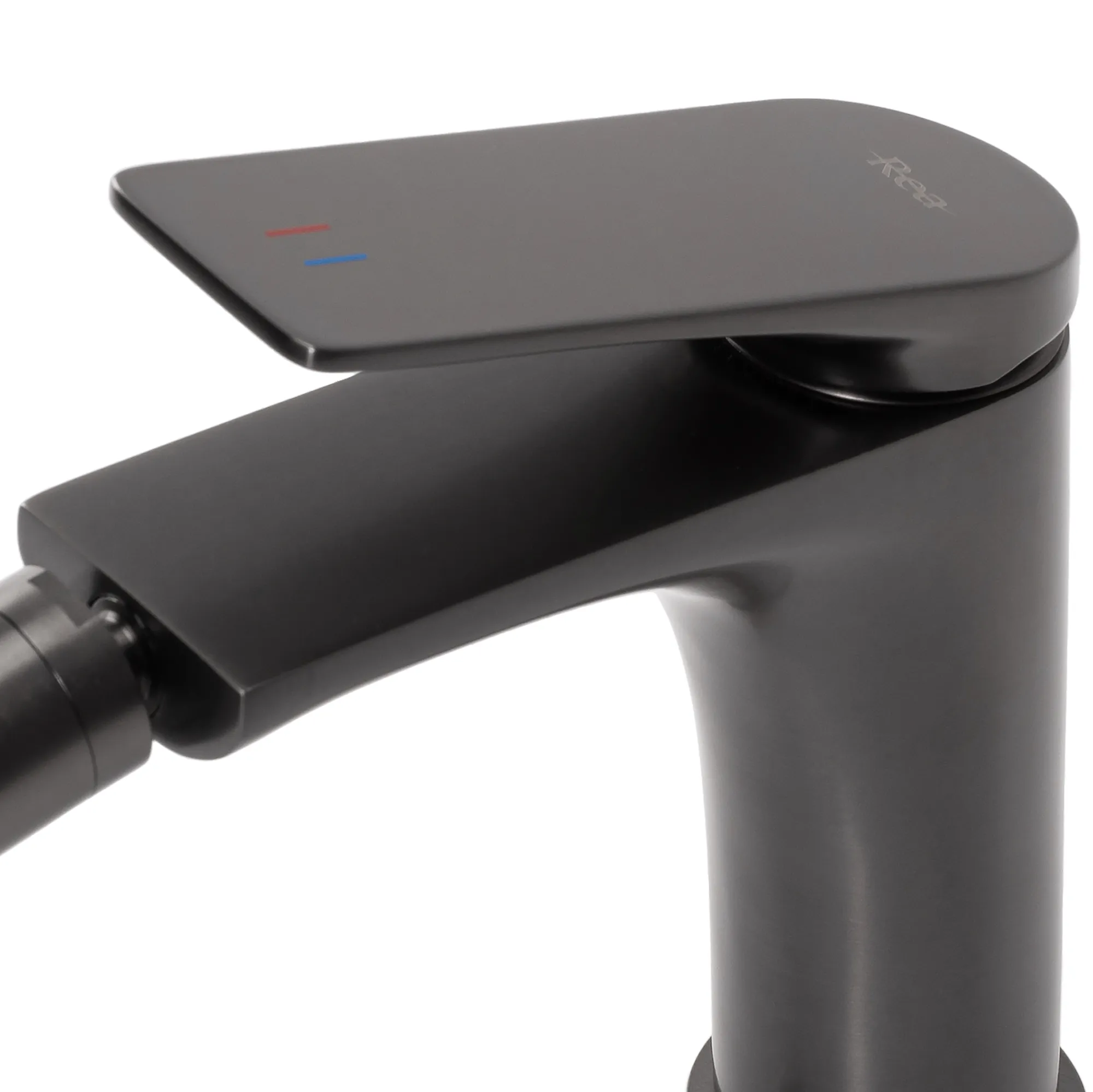 Baterie bideu culoare titanium înălțime 16 cm material alamă model Avalon Titanium [4]