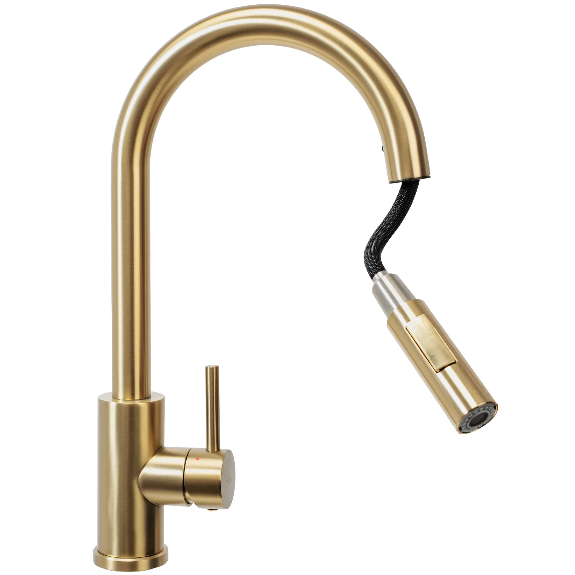 Baterie bucătărie culoare auriu periat înălțime 39 cm material alamă model Fresh Gold Brushed [3]
