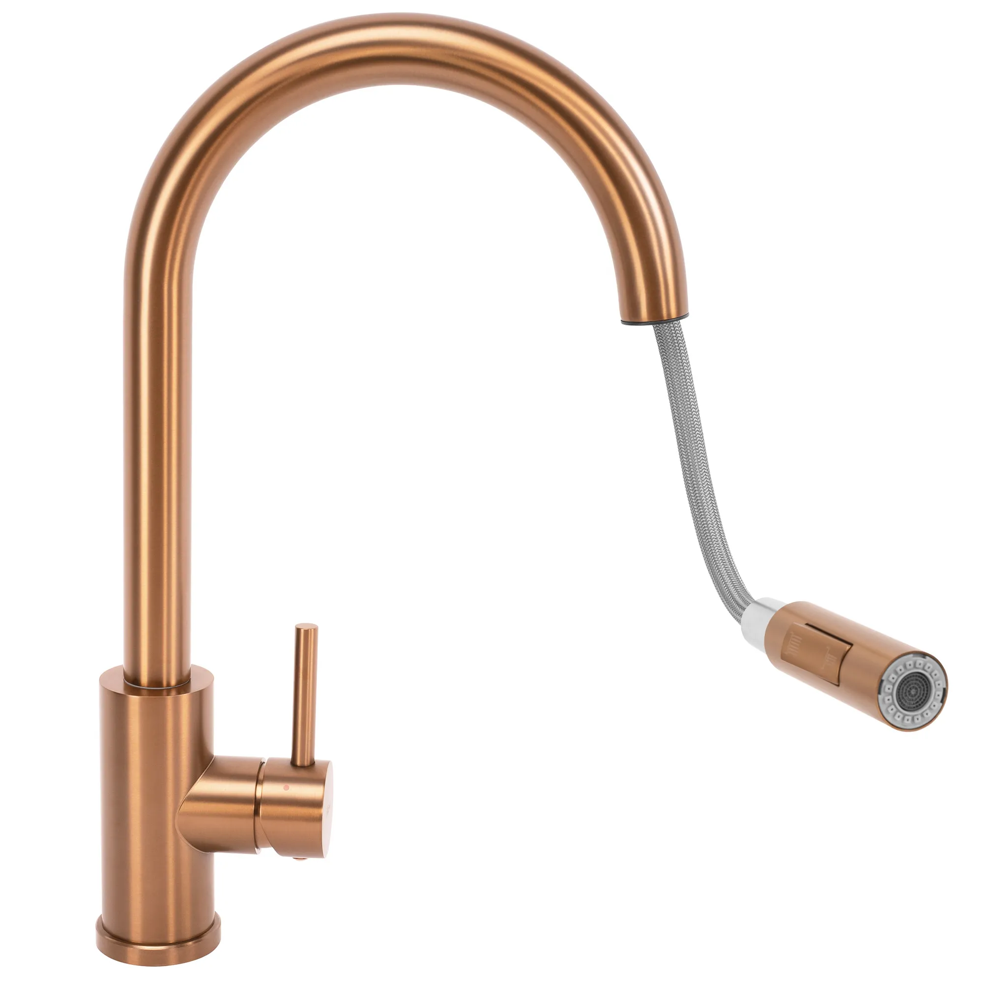Baterie bucătărie finisaj cupru periat înălțime 39 cm material alamă model Fresh Brushed Copper [3]