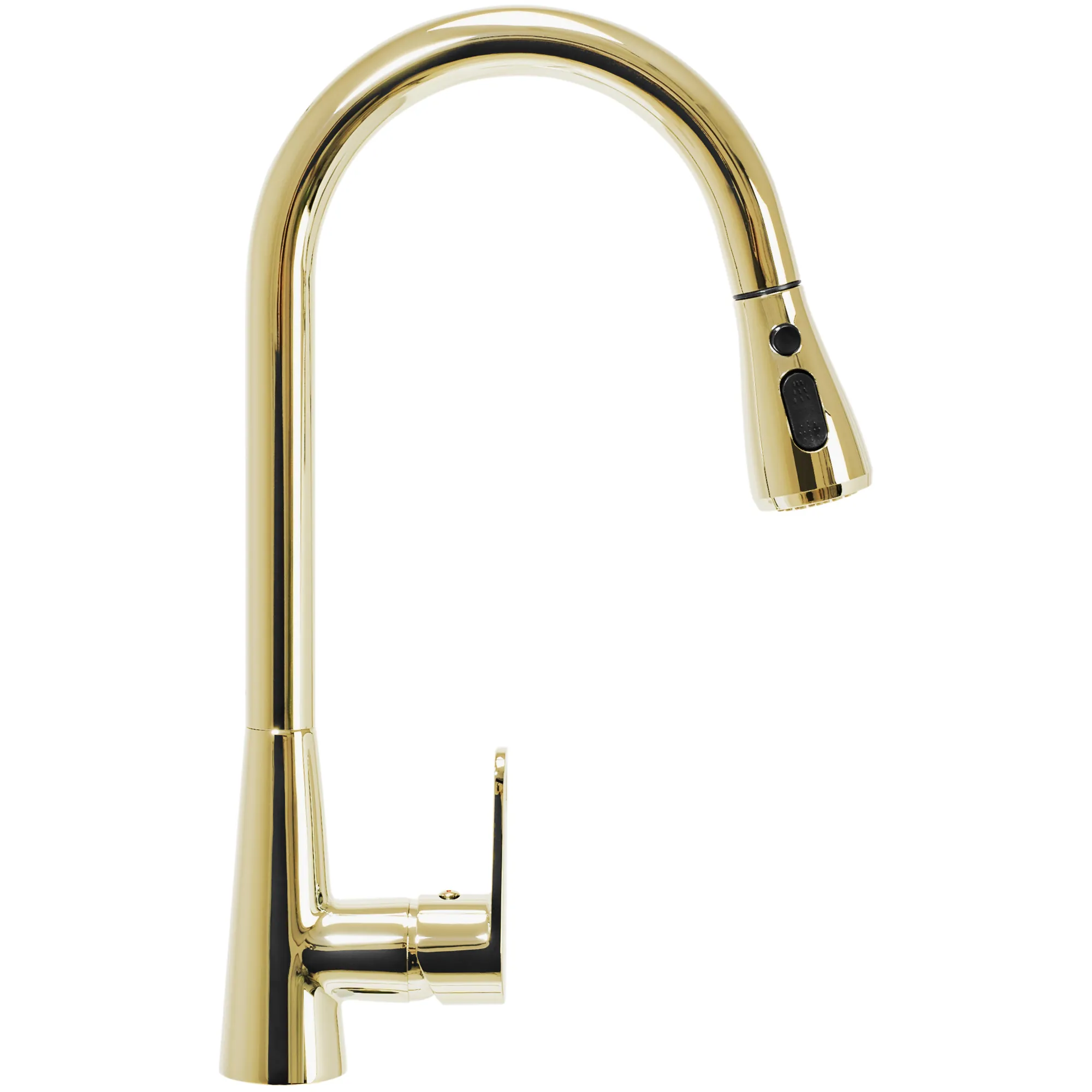 Baterie bucătărie culoare auriu înălțime 43 cm material alamă model Mild Gold [3]