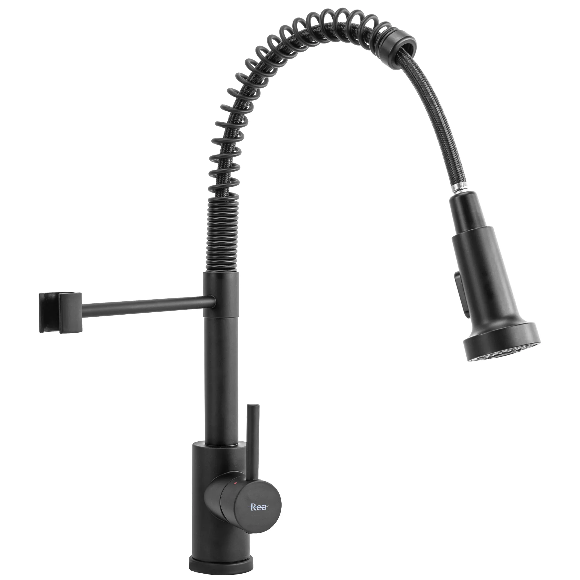 Baterie bucătărie culoare neagră înălțime 42 cm material alamă model Colin Black [3]