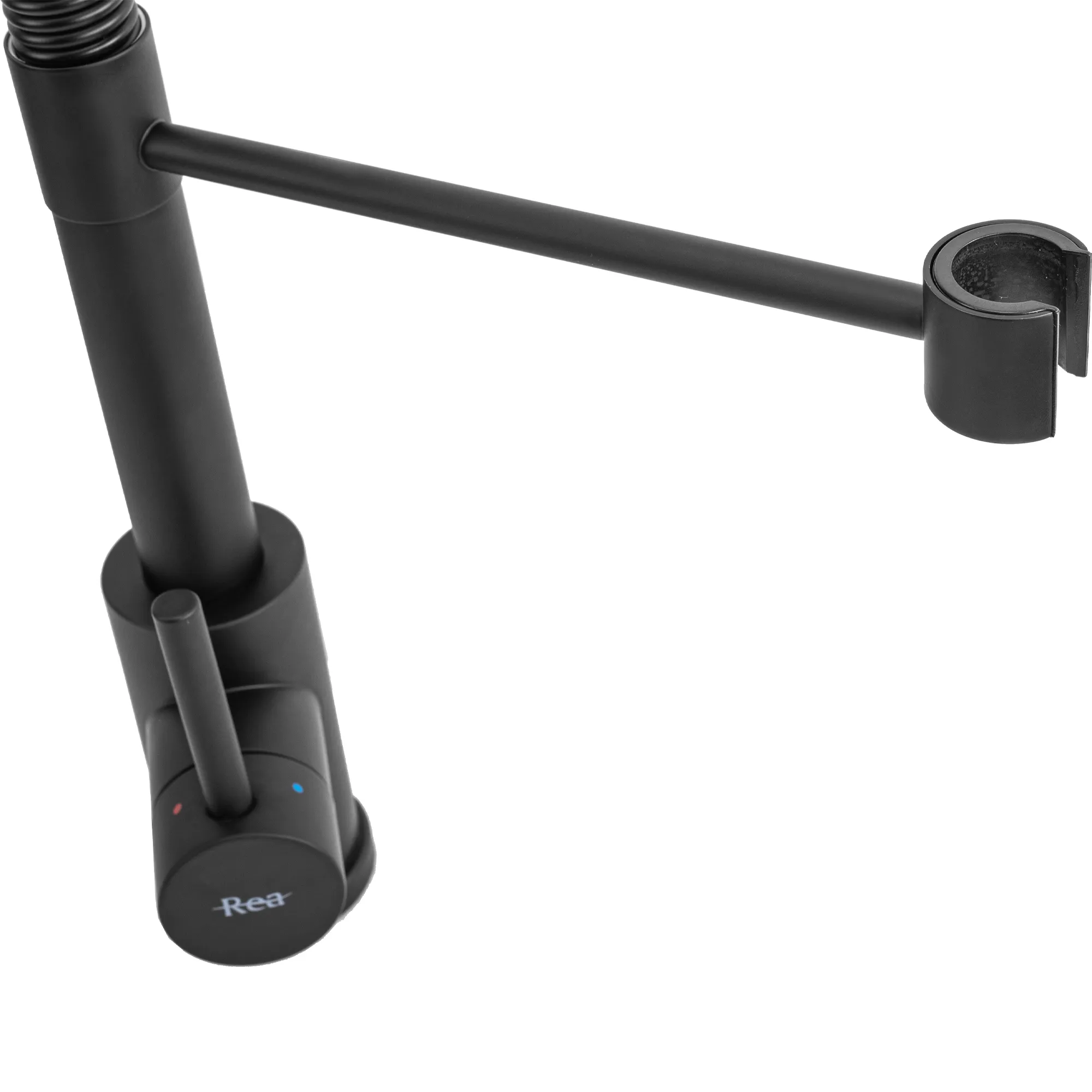 Baterie bucătărie culoare neagră înălțime 42 cm material alamă model Colin Black [13]