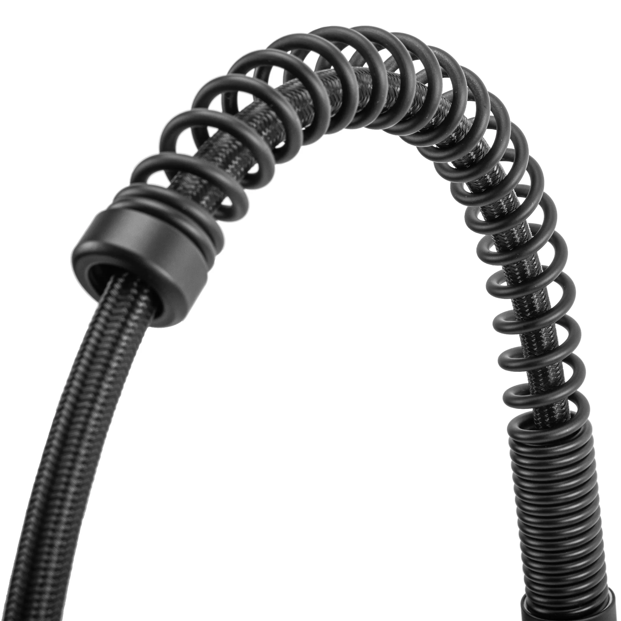 Baterie bucătărie culoare neagră înălțime 42 cm material alamă model Colin Black [6]