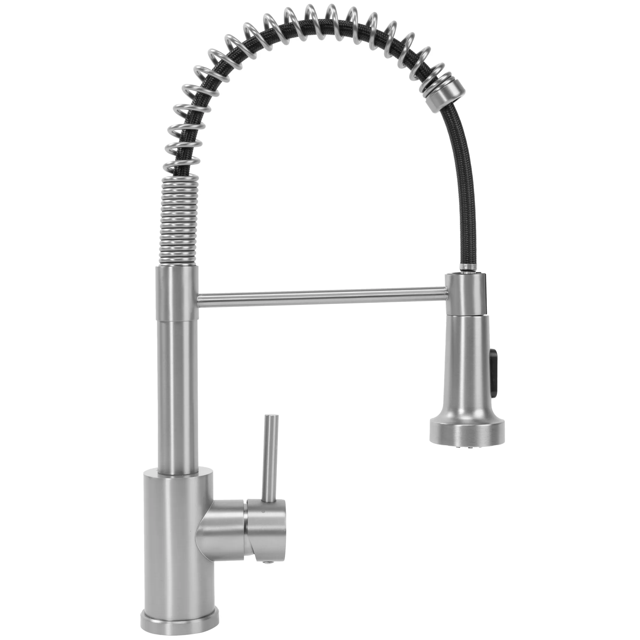 Baterie bucătărie culoare crom periat înălțime 42 cm material alamă model Colin Brushed Chrome [2]