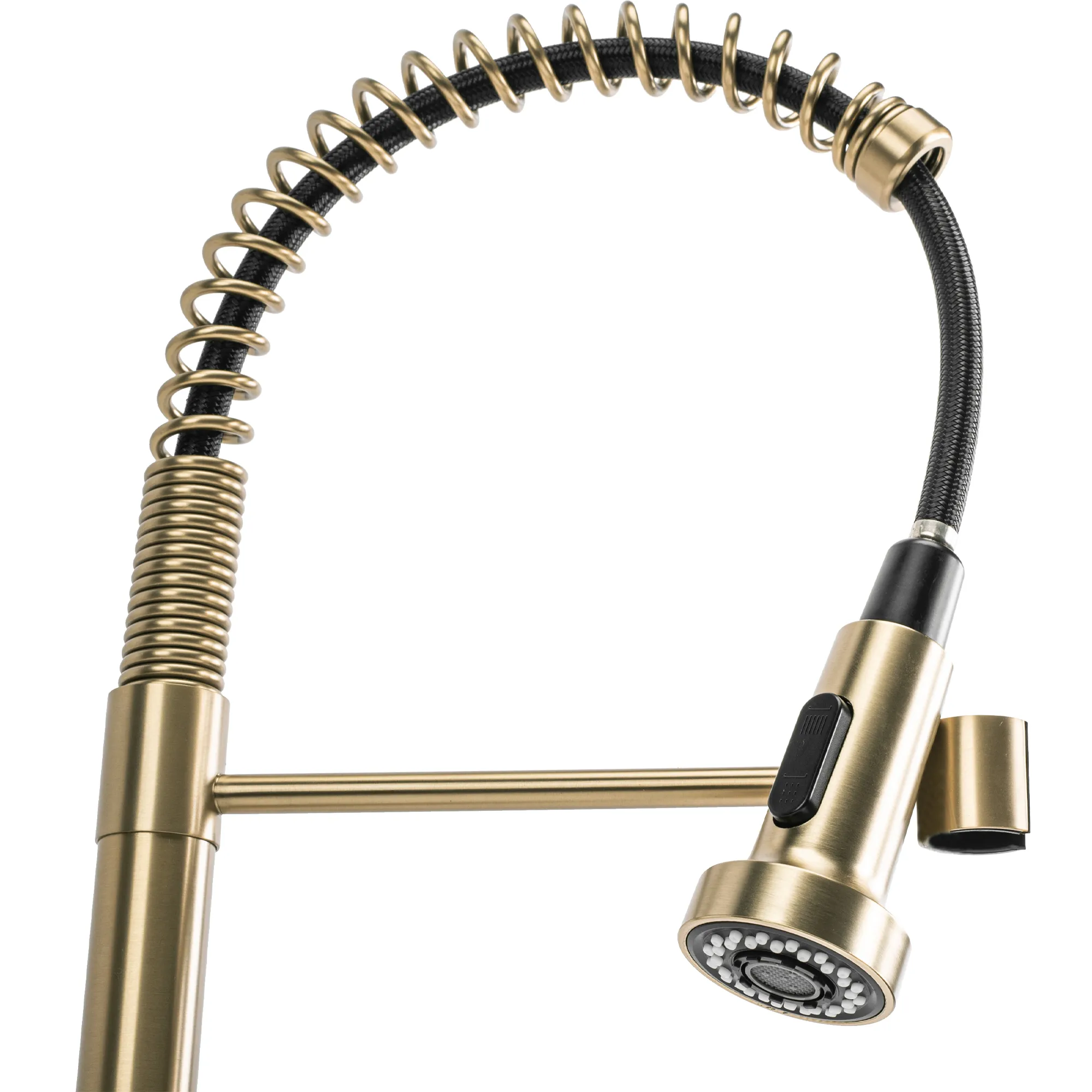 Baterie bucătărie culoare auriu periat înălțime 42 cm material alamă model Colin Brushed Gold [10]