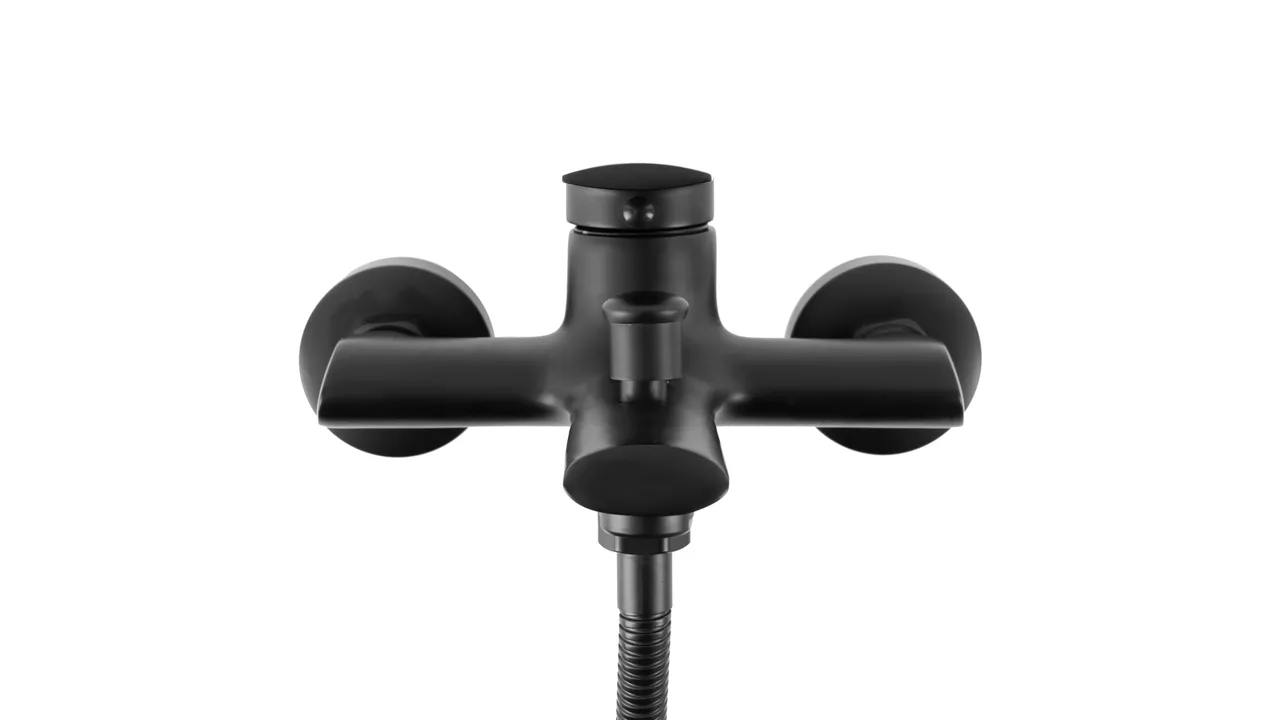 Baterie cadă culoare neagră înălțime 8.5 cm material alamă model Buzz Black [6]