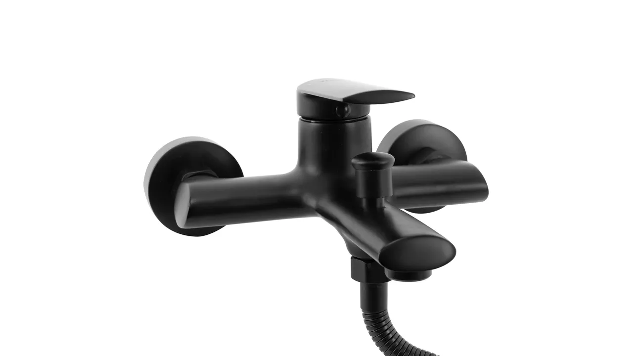 Baterie cadă culoare neagră înălțime 8.5 cm material alamă model Buzz Black [4]