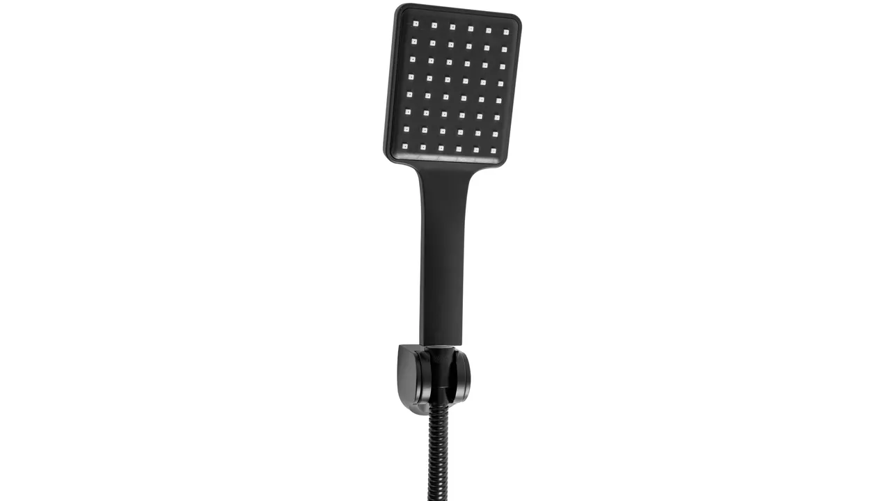 Baterie cadă culoare neagră înălțime 10 cm material alamă/ABS model Hass Black [5]