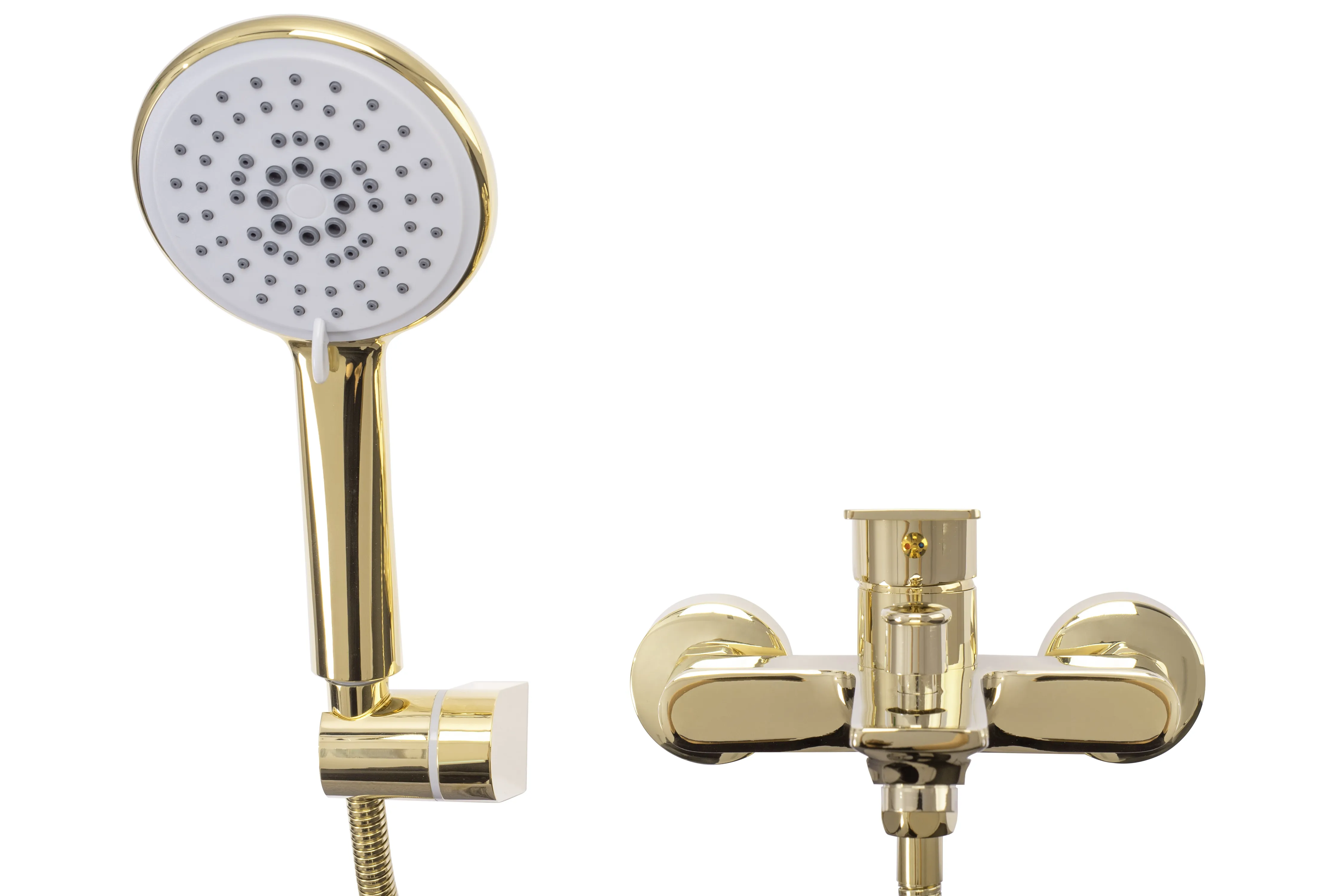 Baterie cadă culoare aurie înălțime 10 cm material alamă model Mayson Gold [4]