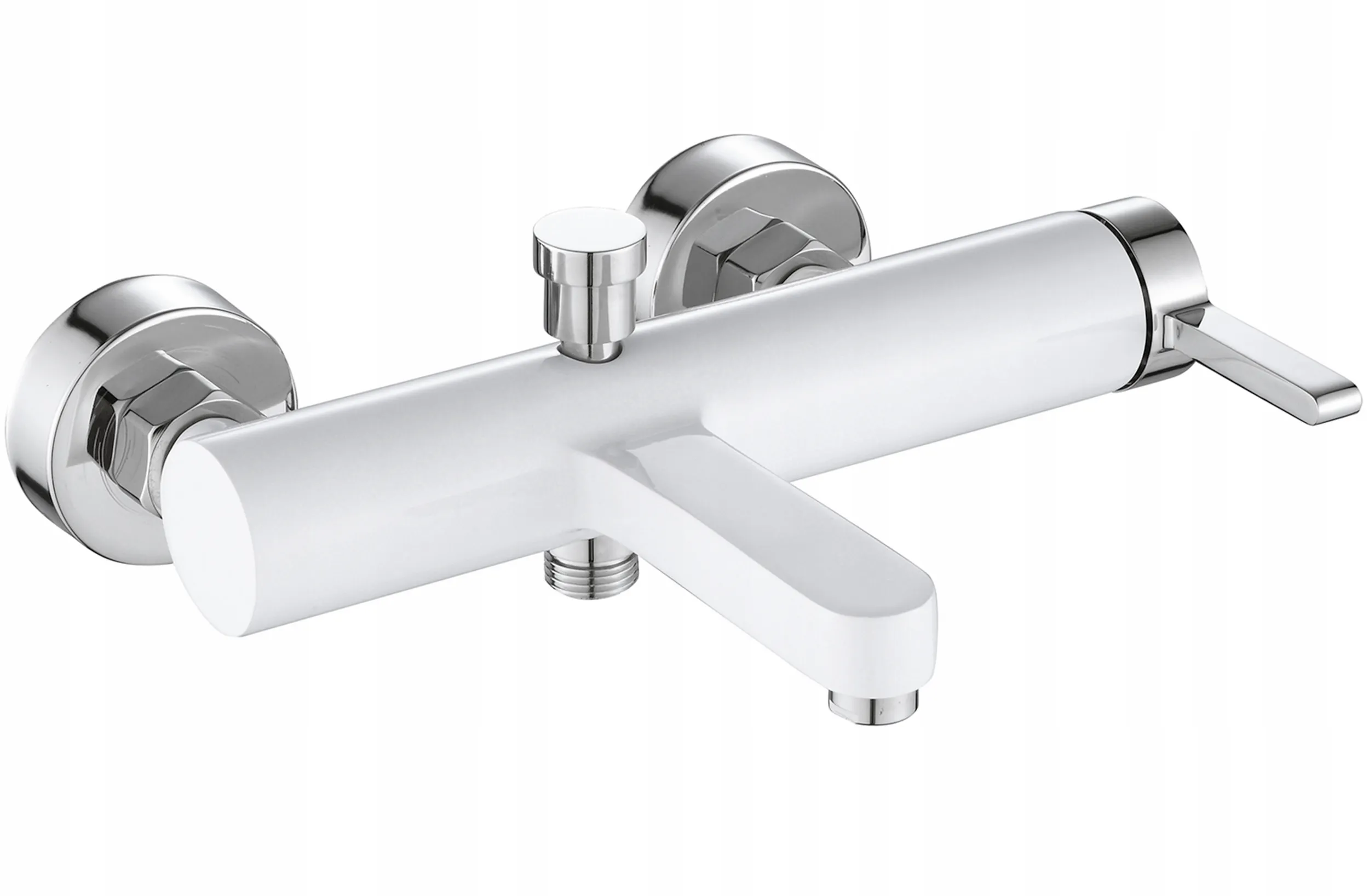 Baterie cadă culoare albă înălțime 8.5 cm material alamă model Polo Chrome/White [2]