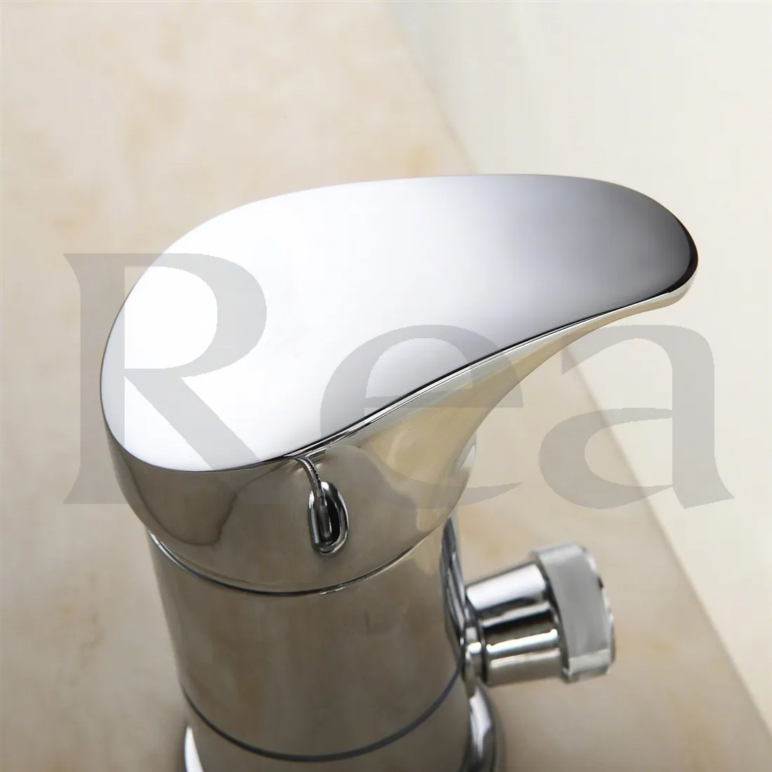 Baterie cadă tip cascadă culoare crom înălțime 24 cm material alamă model Riven Chrome [5]