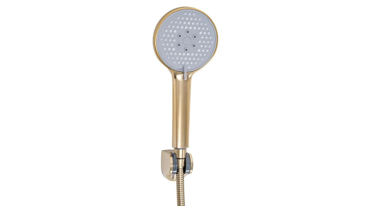 Baterie cadă culoare auriu periat înălțime 9.5 cm material alamă model Verso Gold Brushed [7]