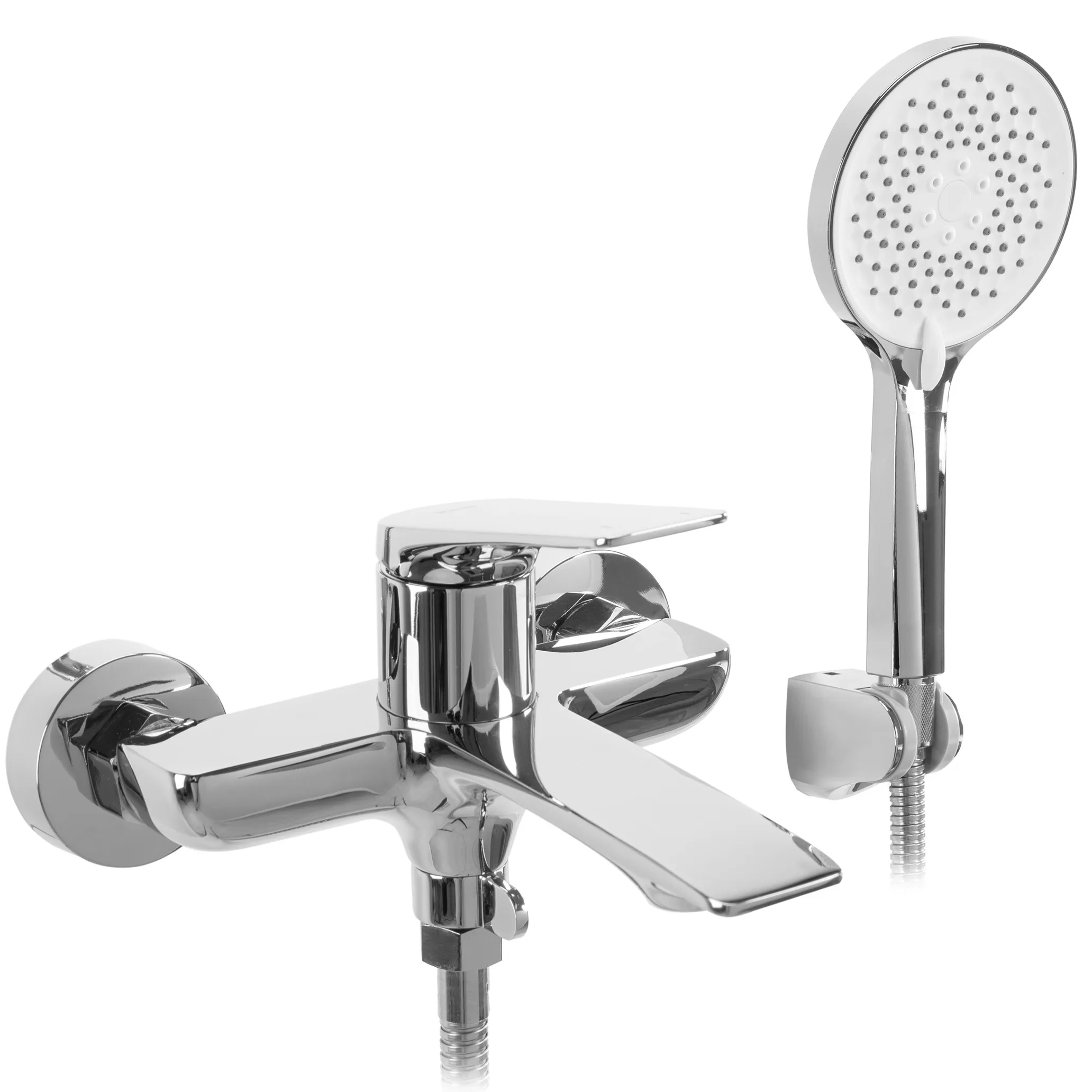 Baterie cadă culoare crom lucios înălțime 11 cm material alamă/ABS model Avalon Chrome [1]