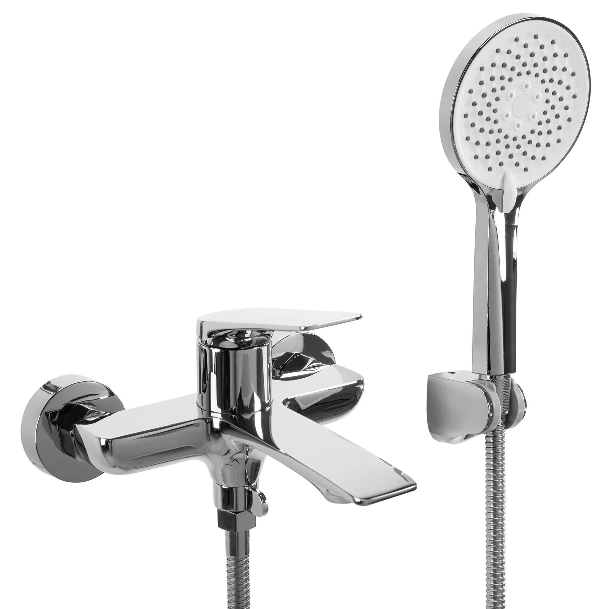 Baterie cadă culoare crom lucios înălțime 11 cm material alamă/ABS model Avalon Chrome [5]