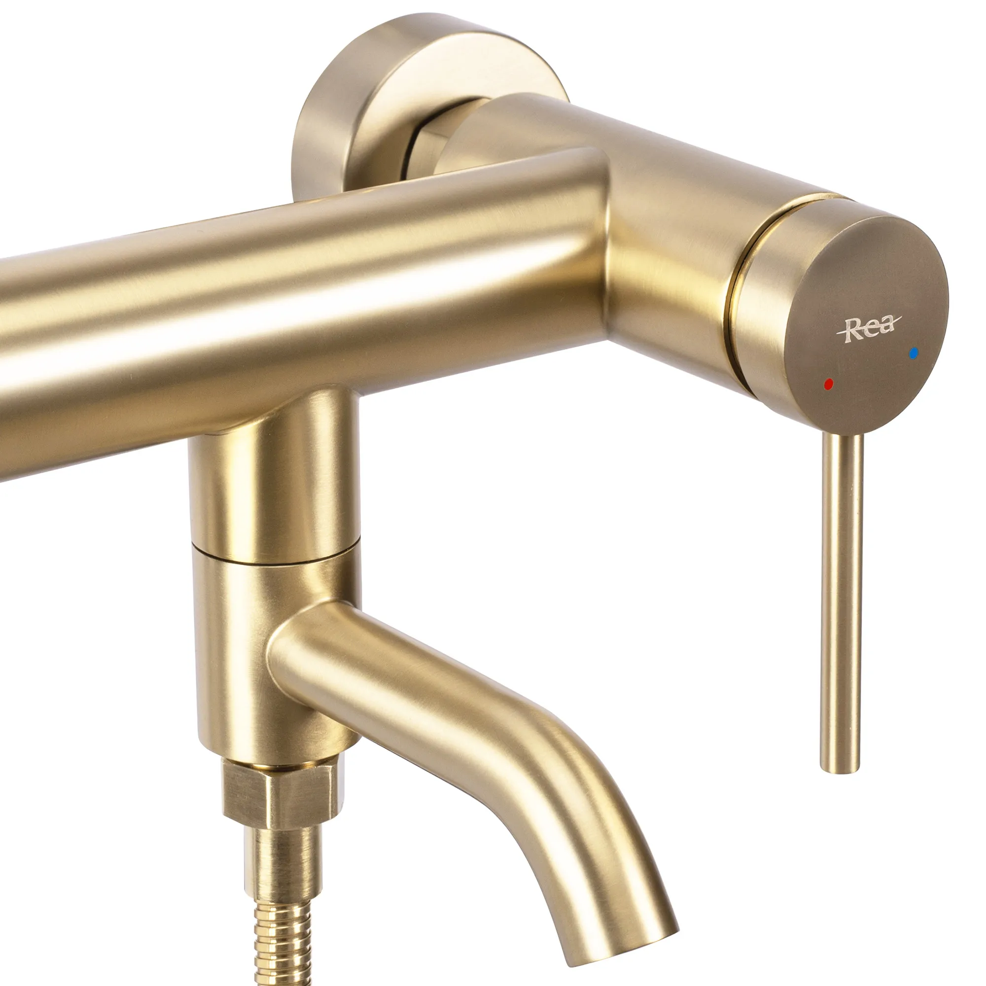 Baterie cadă culoare auriu periat înălțime 11 cm material alamă/ABS model Clif Brush Gold [2]