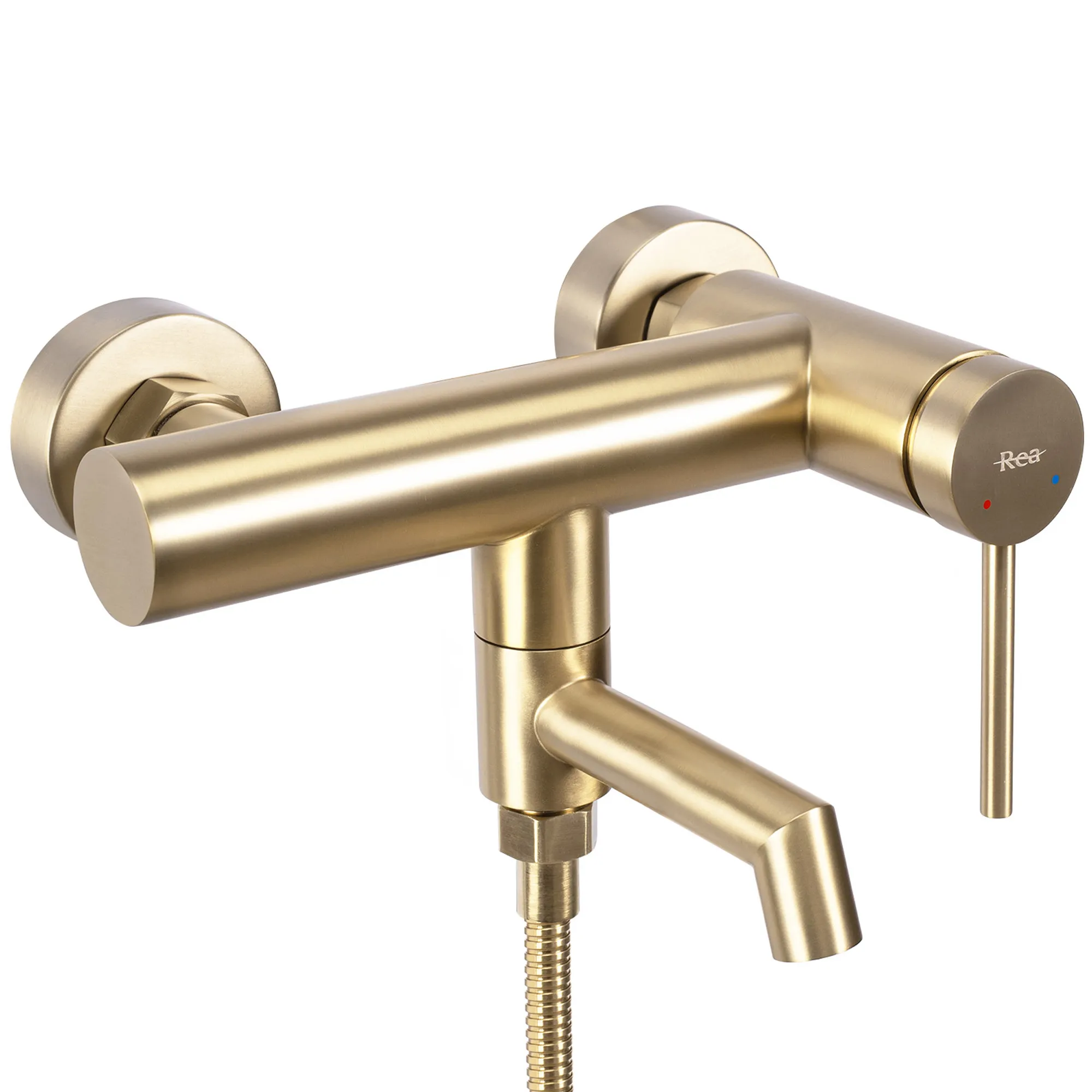 Baterie cadă culoare auriu periat înălțime 11 cm material alamă/ABS model Foss Brush Gold [2]