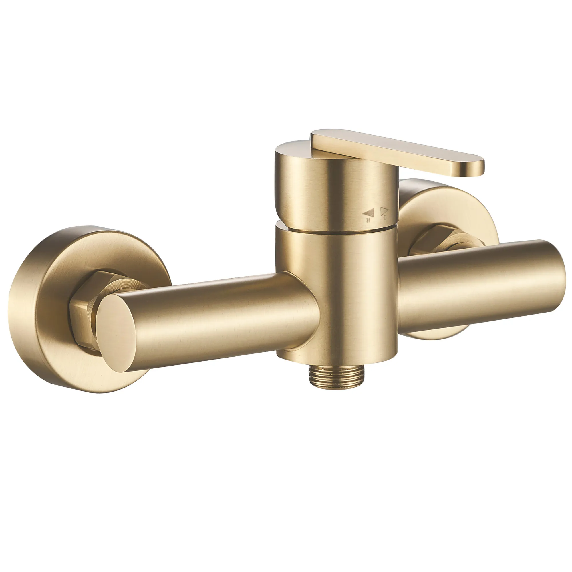 Baterie duș culoare auriu periat înălțime 8 cm model Ontario Brushed Gold [2]