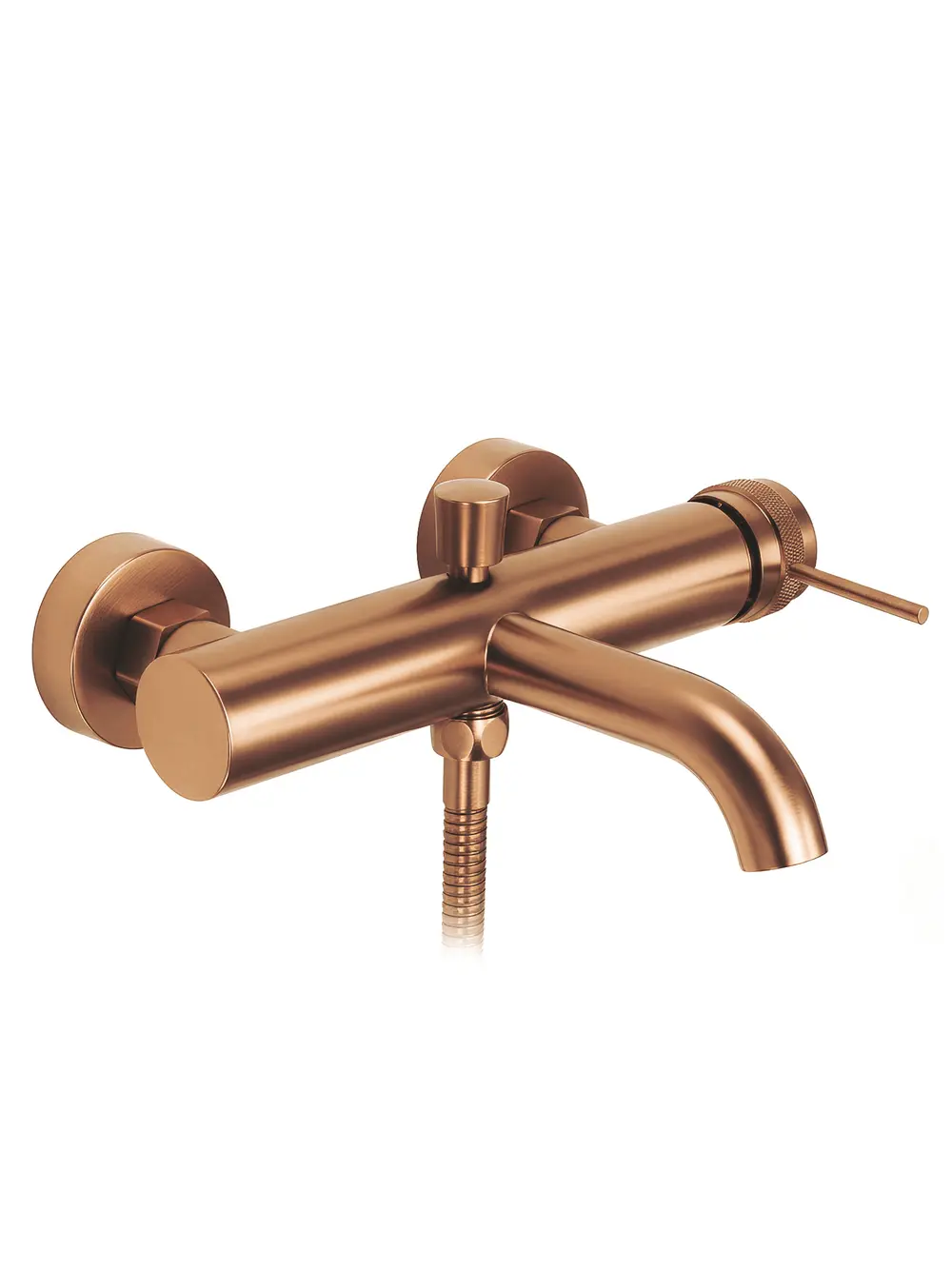 Baterie cadă culoare cupru periat înălțime 4.5 cm material alamă/ABS model Lungo Grip Brushed Copper [2]