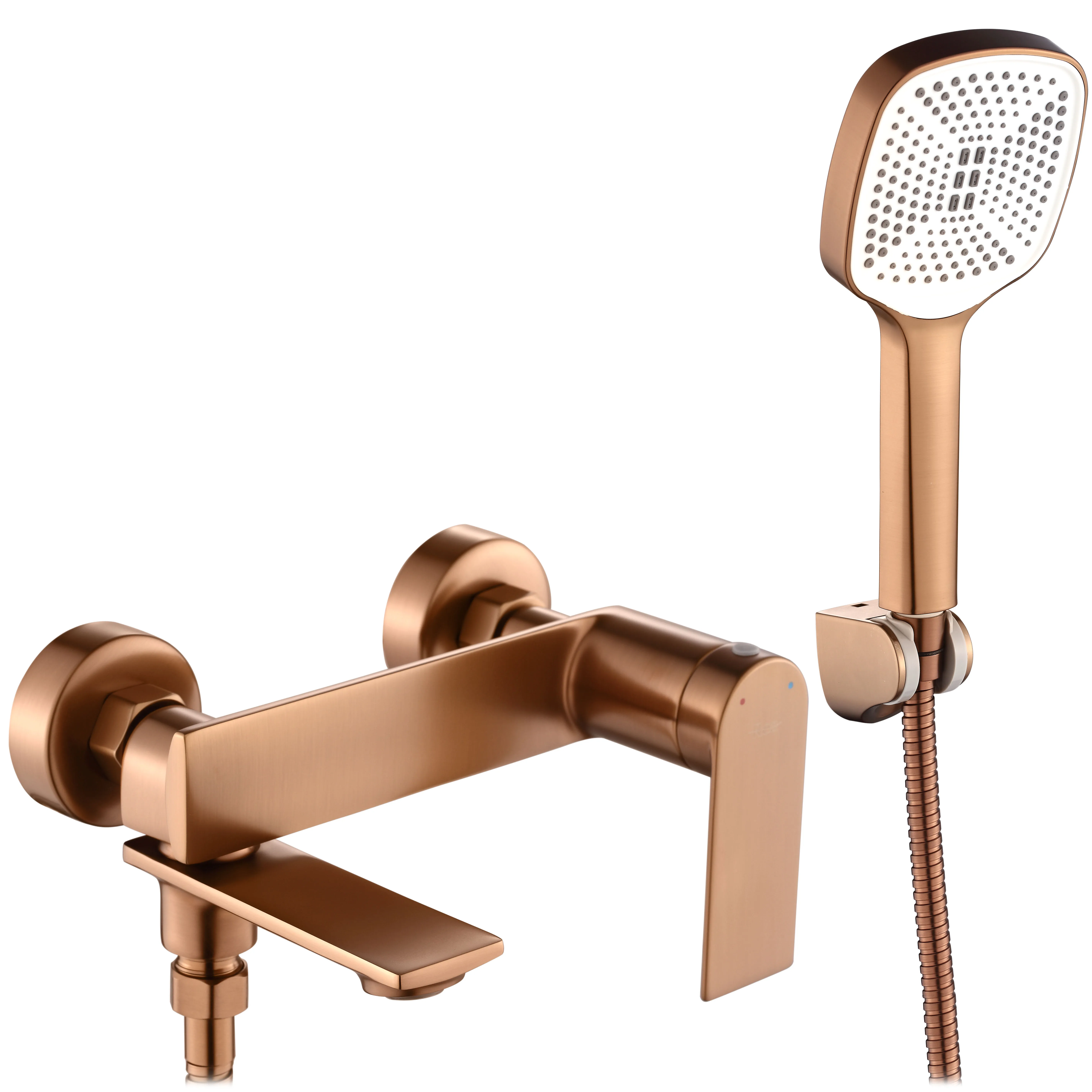 Baterie cadă finisaj cupru periat model Storm Copper Brushed [1]