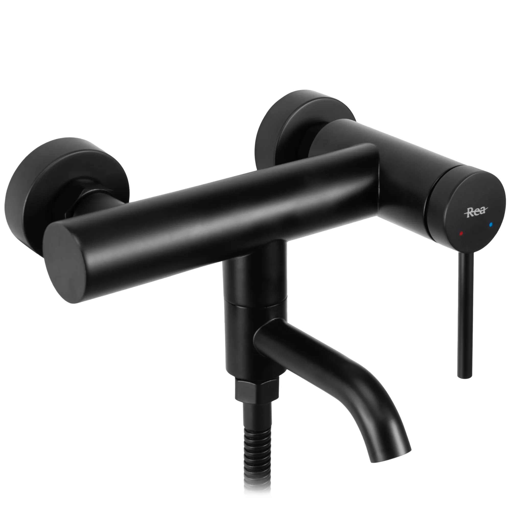 Baterie cadă culoare negru mat înălțime 11 cm material alamă/ABS model Clif Black [3]