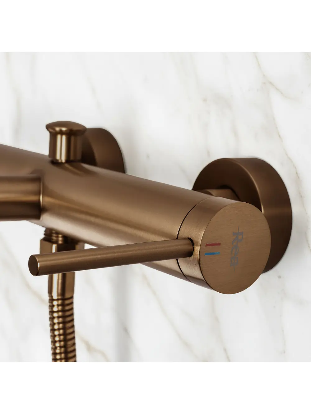 Baterie cadă finisaj cupru periat model Foss Copper Brush [2]